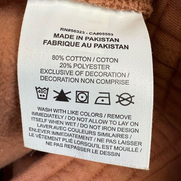 Nike Men's 2XL XXL Brown Fleece Lined Ankle Sweatpants Joggers Athletic - Picture 7 of 9